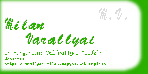 milan varallyai business card